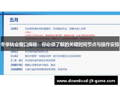 冬季转会窗口揭秘:你必须了解的关键时间节点与操作安排 冬季转会窗口揭秘:你必须了解的关键时间节点与操作安排